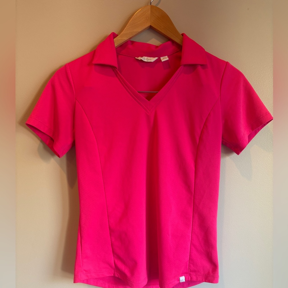 Lady Hagen Pink Short Sleeve Golf‎ Athletic Polo Size XS